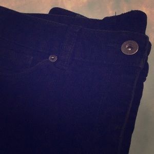 Black corduroy pants